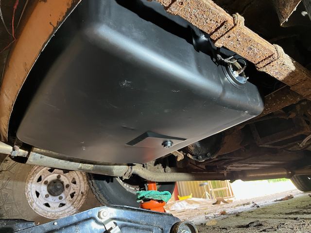 New fuel tank installed
